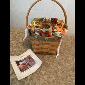 Longaberger Small Basket With Handle